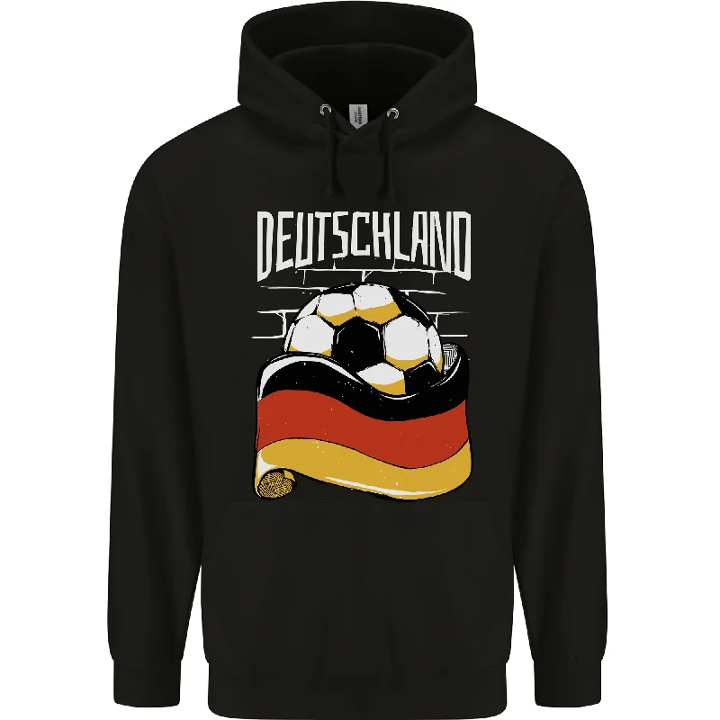 Year-End Sale Deutschland Football German Germany Soccer Mens 80% Cotton Hoodie