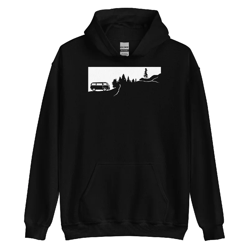 Bargain Blast Berge - Bäume - Camping Van - Unisex Hoodie