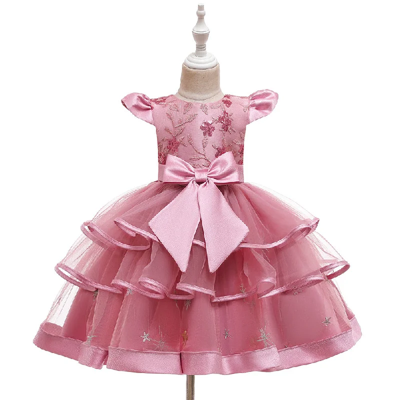Flash Sale Toddler Girl Bow Prom Dress Girl Birthday Party Formal Christmas Cake Dress Flash Sale Toddler Girl Bow Prom Dress Girl Birthday Party Formal Christmas Cake Dress