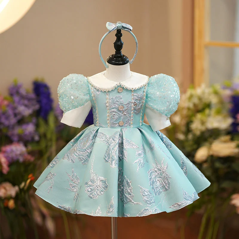 Special Offer Baby Girl Easter Dress Pageant Birthday Party Princess Dress