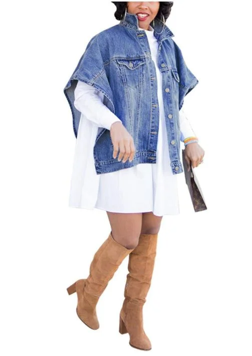 Deal Alert Denim Coats Washed Destroyed Denim Jackets Outerwear Vests