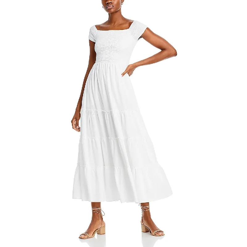 Customer Appreciation Sale Lucy Paris Womens Smocked Long Maxi Dress