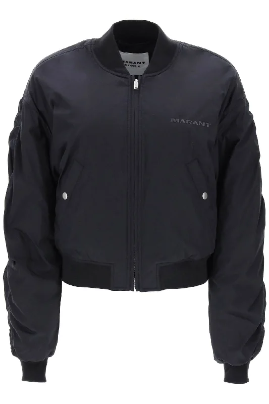 Extra Savings Bessime Oversized Bomber Jacket  - Black