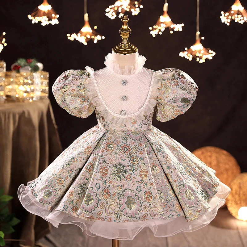 Price Drop Flower Girl Dress Toddler Formal Summer Retro Palace Puff Sleeve Fluffy Girl Princess Dress Price Drop Flower Girl Dress Toddler Formal Summer Retro Palace Puff Sleeve Fluffy Girl Princess Dress