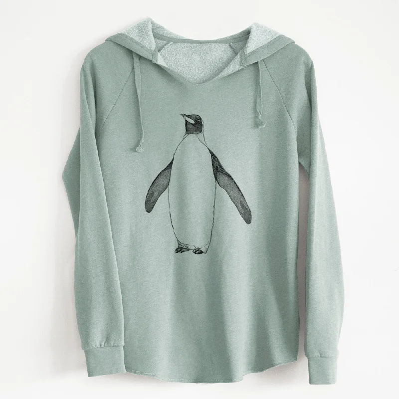 Emperor Penguin - Aptenodytes forsteri - Cali Wave Hooded Sweatshirt