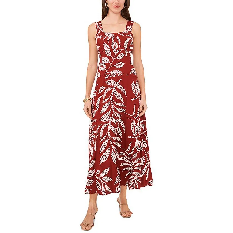 Vince Camuto Womens Sleeveless Maxi Sundress