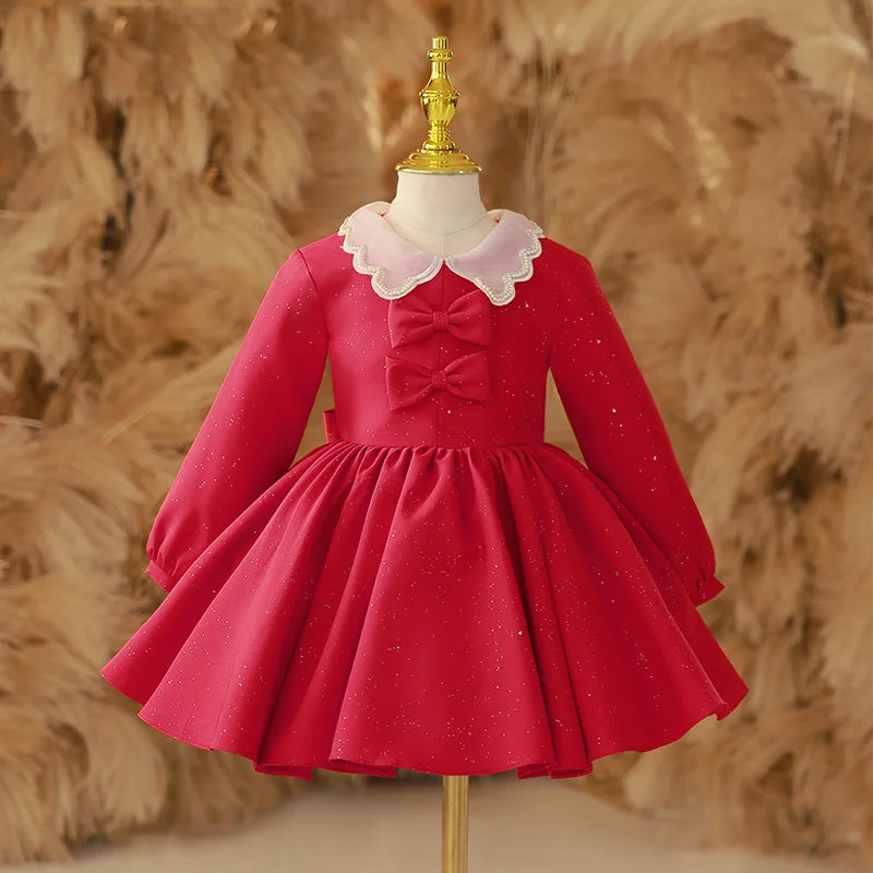 Exclusive Online Offer Girl Christmas Dress Toddler Ball Gowns Little Girl Princess Dress Long Sleeve Doll Collar Sequined Dress Exclusive Online Offer Girl Christmas Dress Toddler Ball Gowns Little Girl Princess Dress Long Sleeve Doll Collar Sequined Dress