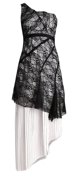 Overstock Monochrome Occasion Dress