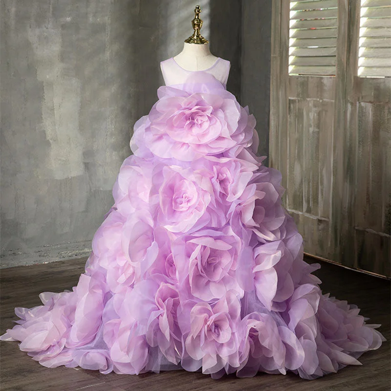 Buy Now Girl Communion Dress Summer Pageant Flower Girl Dress Wedding Ball Gown Princess Dress
