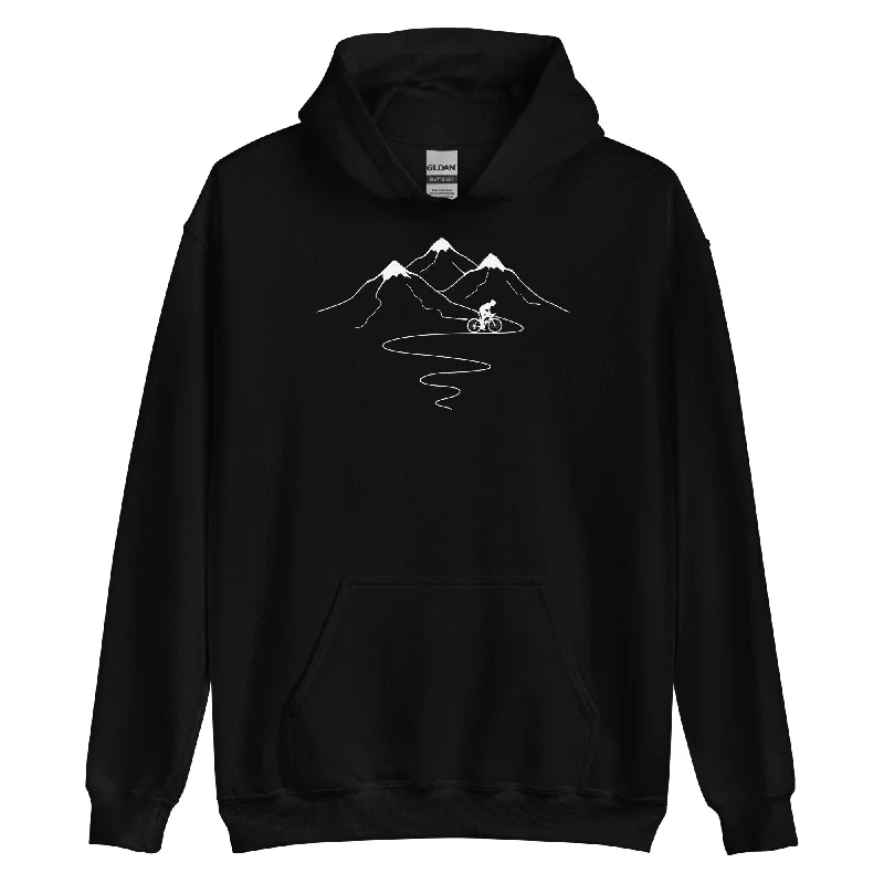 Weekend Deal Berge Trail Kurves und Radfahren - Unisex Hoodie