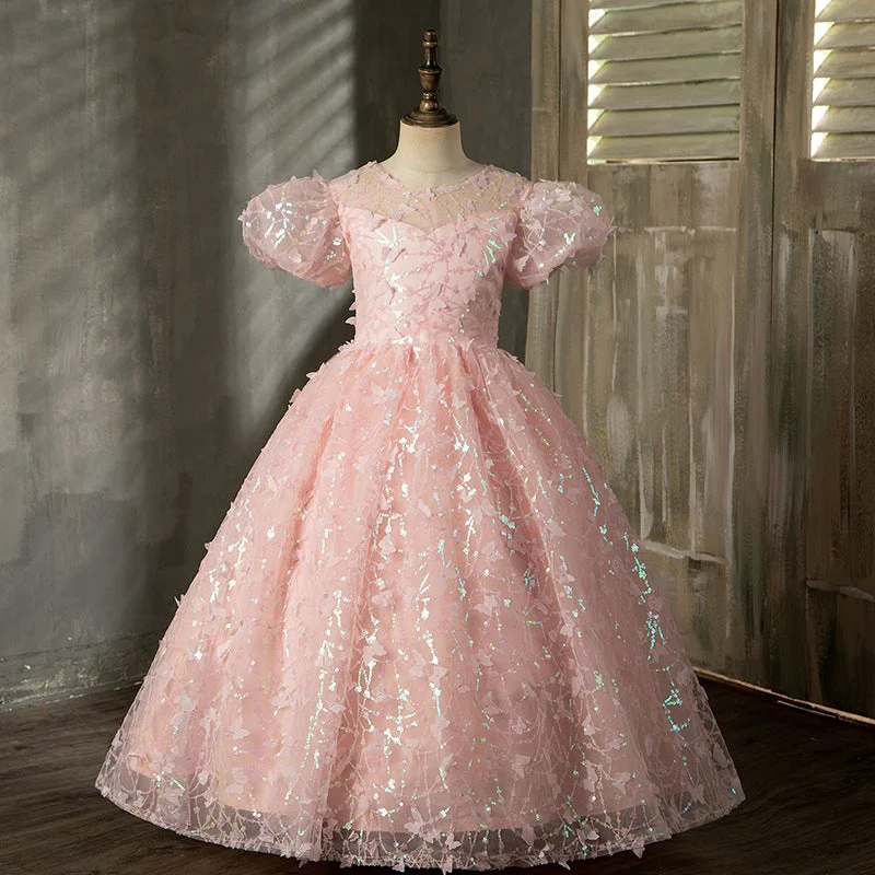 Deal Mania Flower Girl Dress Children Pageant Communion Elegant Pageant Puffy Princess Dress Deal Mania Flower Girl Dress Children Pageant Communion Elegant Pageant Puffy Princess Dress