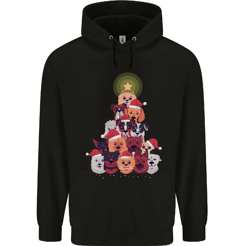 Special Promotion Dog Christmas Tree Xmas Boxer Doberman Mens 80% Cotton Hoodie