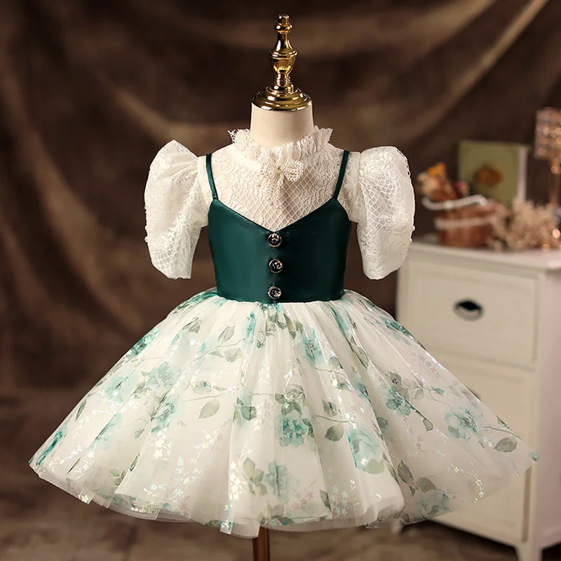 Amazing Deals Baby Girl Dress Toddler Puff Sleeves Party Vintage Embroidery Cake Fluffy Princess Dress Amazing Deals Baby Girl Dress Toddler Puff Sleeves Party Vintage Embroidery Cake Fluffy Princess Dress