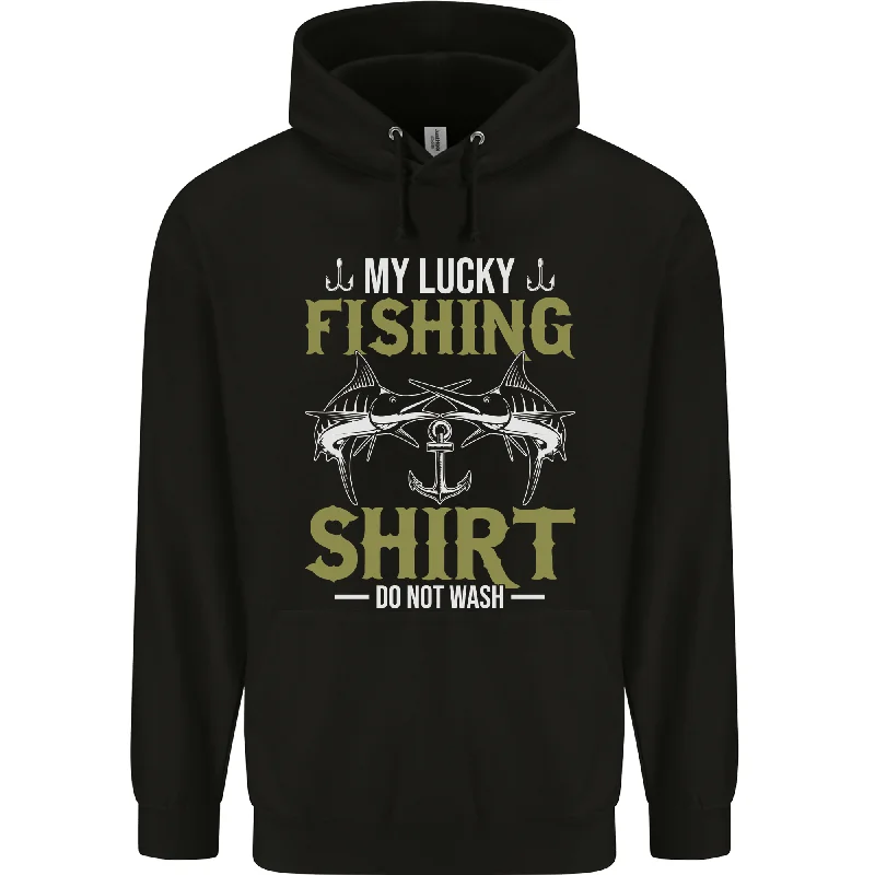 Exclusive Online Offer Do Not Wash My Lucky Fishing Funny Fisherman Mens 80% Cotton Hoodie