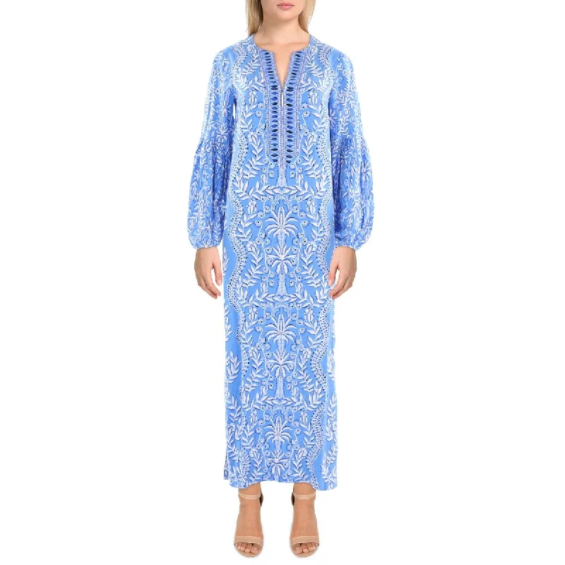 Lilly Pulitzer Womens Printed Long Maxi Dress