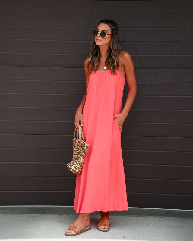 Gardenia Pocketed Maxi Dress