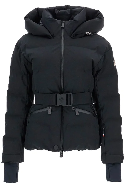 Tolima Belted Ski Down Jacket  - Black