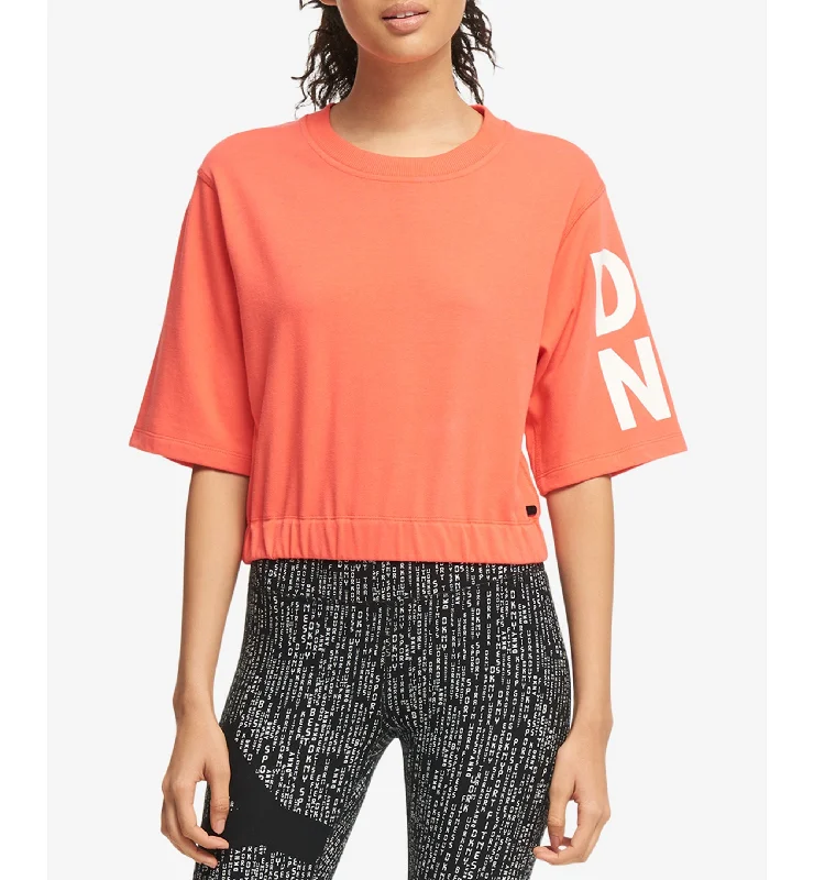 Flash Deals DKNY Sport Short Sleeve Graphic Sweatshirt