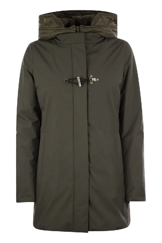 Discount Deals Toggle coat in technical gabardine