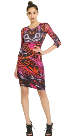Value Deals Sleeved Kaleidoscope Dress