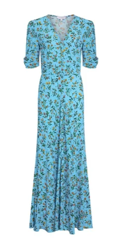 Final Markdown Marley Floral Blue Dress