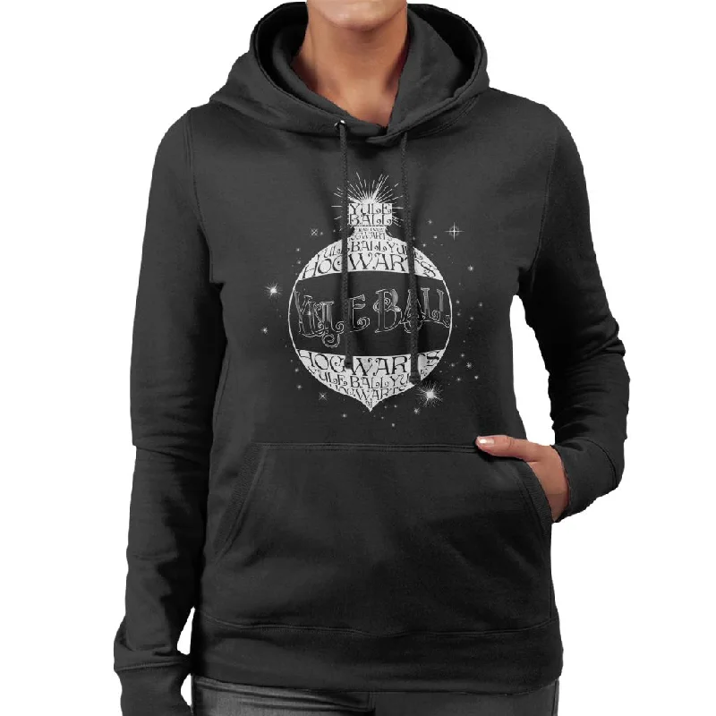 Deal of the Week Harry Potter Christmas Hogwarts Yule Ball Bauble Women's Hooded Sweatshirt