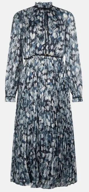 New Markdowns Abstract Snake Midi Dress