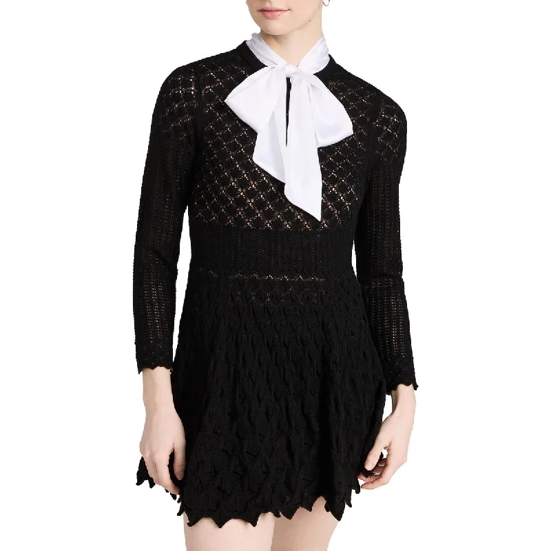 Alice and Olivia Womens Sweaterdress Mini