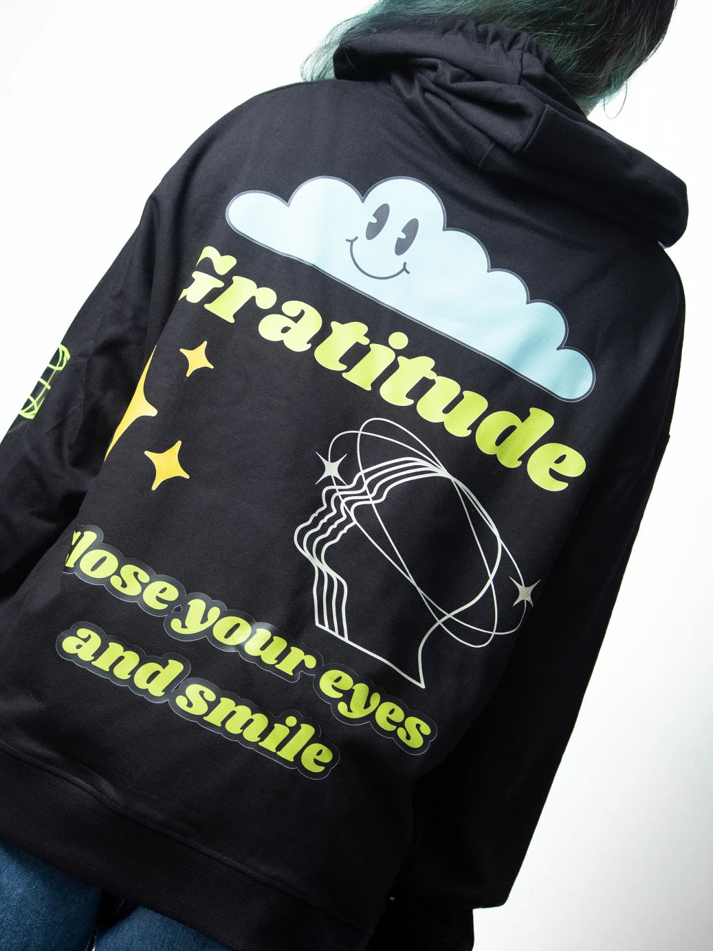 Price Drop Gratitude Oversized Hoodie for Women