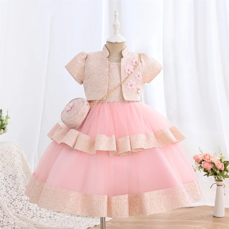 Lowest Price Cute Baby Girl Easter Dress Two Piece Princess Dress