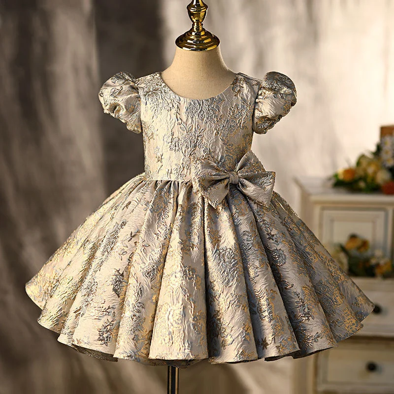 Epic Deals Girl Vintage Princess Dress Baby Girl Elegant Fluffy Birthday Party Dress