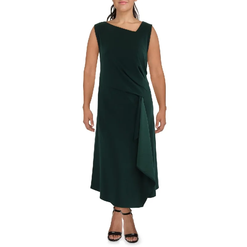 Calvin Klein Womens Plus Midi A-Line Cocktail And Party Dress