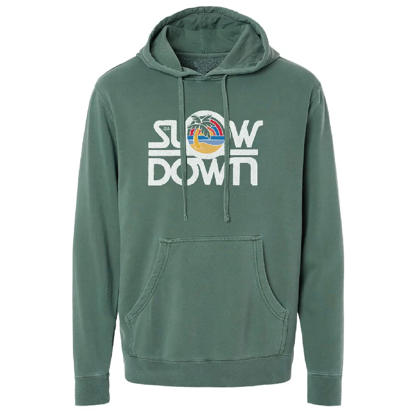 Exclusive Deal Slow Down Vintage Wash Pullover Hoodie