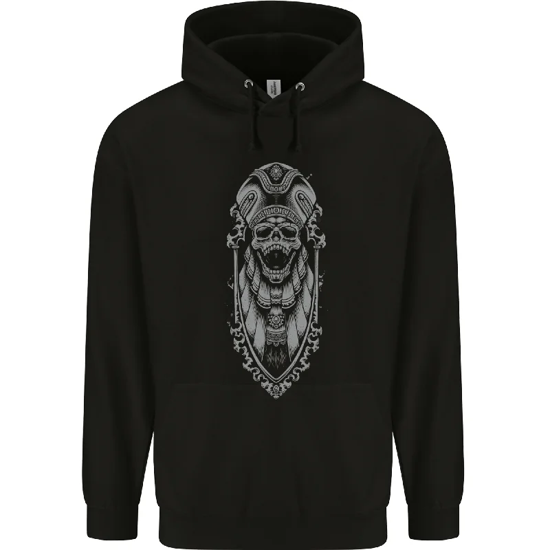 Big Savings Death Order Pharoh Skull Biker Motorcycle Mens 80% Cotton Hoodie