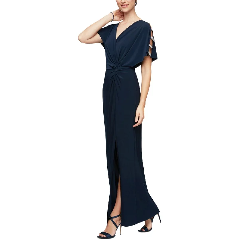 Alex Evenings Womens Embellished Full-Length Evening Dress