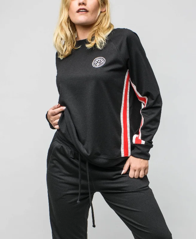 Value Deals Women's Pullover Sweatshirt with Stripe