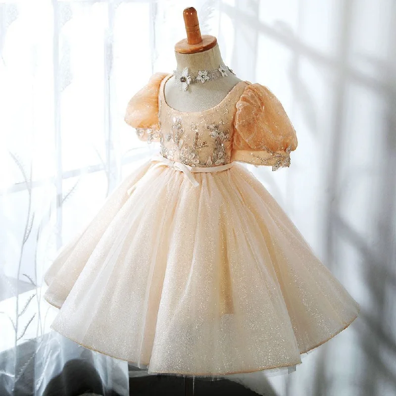 Don't Wait Girl Formal Dresses Baby Girl Ball Gowns Princess Dress Floral Sequin Fluffy Birthday Party Dress Don't Wait Girl Formal Dresses Baby Girl Ball Gowns Princess Dress Floral Sequin Fluffy Birthday Party Dress
