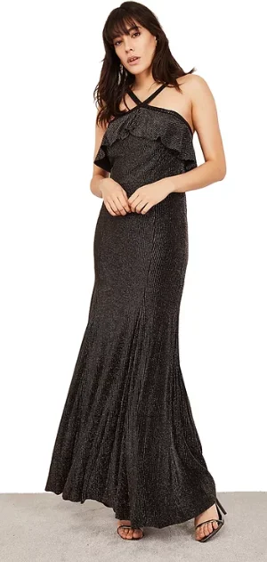 Must-Have Deals Charlotte Ruffled Halter Dress