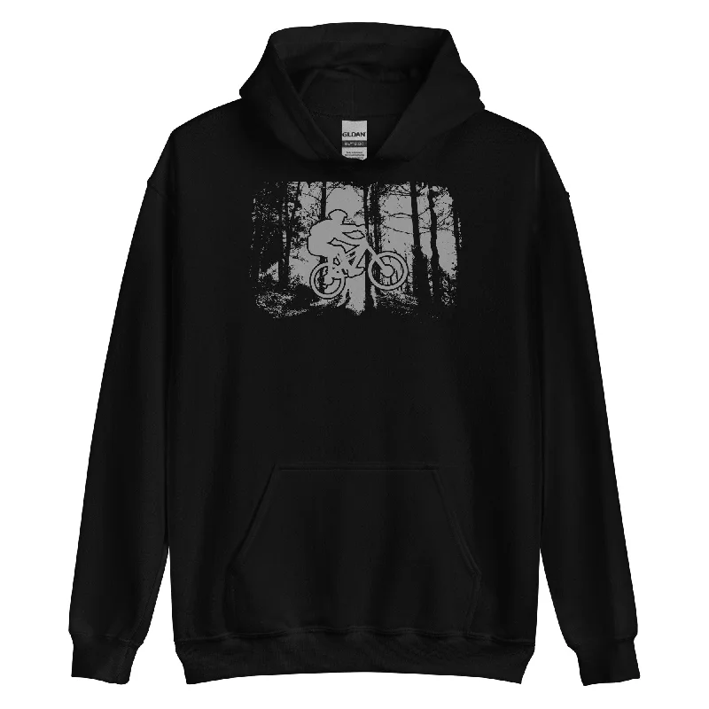 Bargain Prices Mountainbiken im Wald - (M) - Unisex Hoodie
