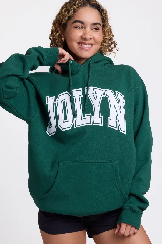 Crazy Savings Raine Hoodie - Forest Logo