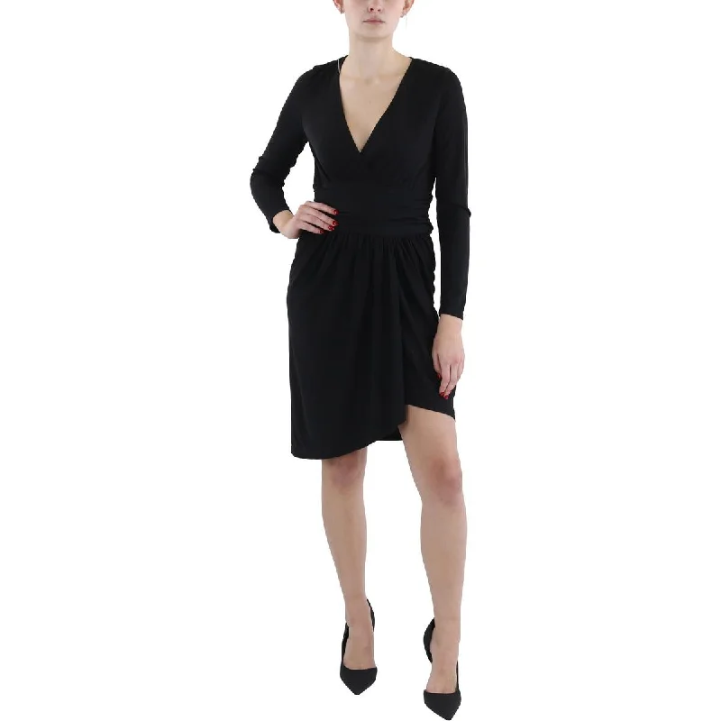 Lauren Ralph Lauren Womens Ruched  Cocktail And Party Dress