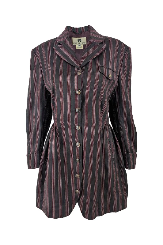 Amazing Deals Dries van Noten Vintage Shoulder Pads Hourglass Jacket, 1990s