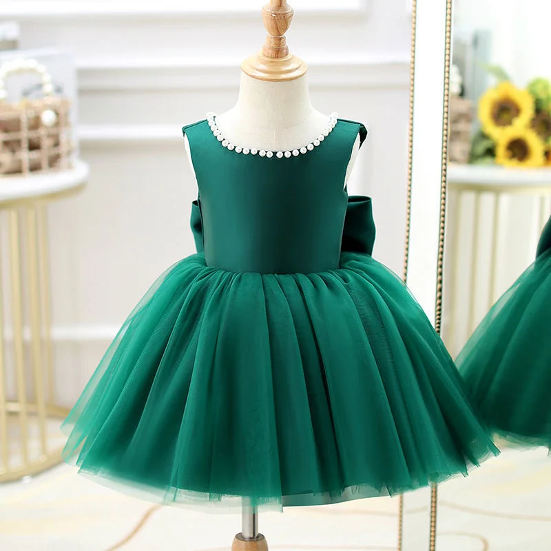 YEAR-End Clearance Baby Girl Princess Dress Toddler Summer Round Neck Beaded Birthday Party Dress Girl Formal Dresses YEAR-End Clearance Baby Girl Princess Dress Toddler Summer Round Neck Beaded Birthday Party Dress Girl Formal Dresses
