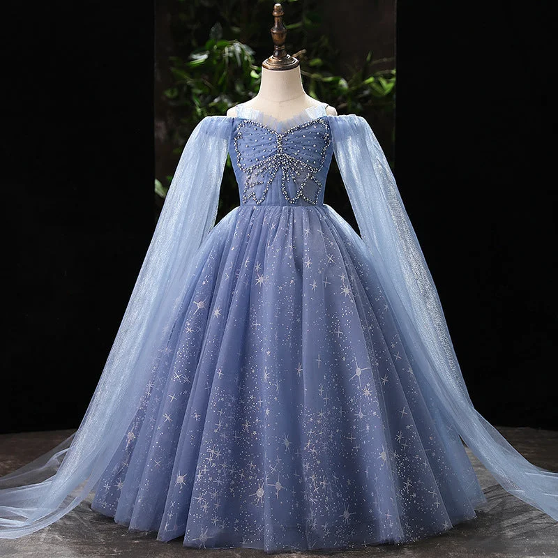 Amazing Deals Toddler Ball Gowns Flower Girl Summer Blue Formal Gray Puffy Communion Princess Dress Amazing Deals Toddler Ball Gowns Flower Girl Summer Blue Formal Gray Puffy Communion Princess Dress