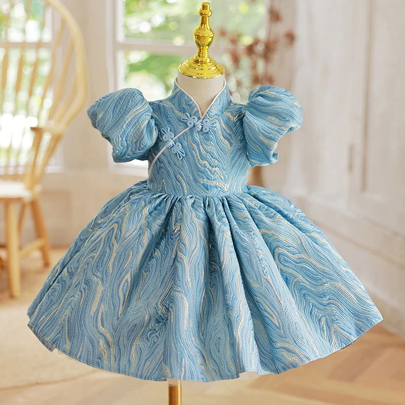 Fantastic Offers Baby Girl Dress Toddler Summer Pageant Puffy Sleeve Communion Princess Dress