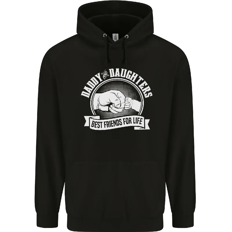 Final Clearance Daddy & Daughters Best Friends Fathers Day Mens 80% Cotton Hoodie