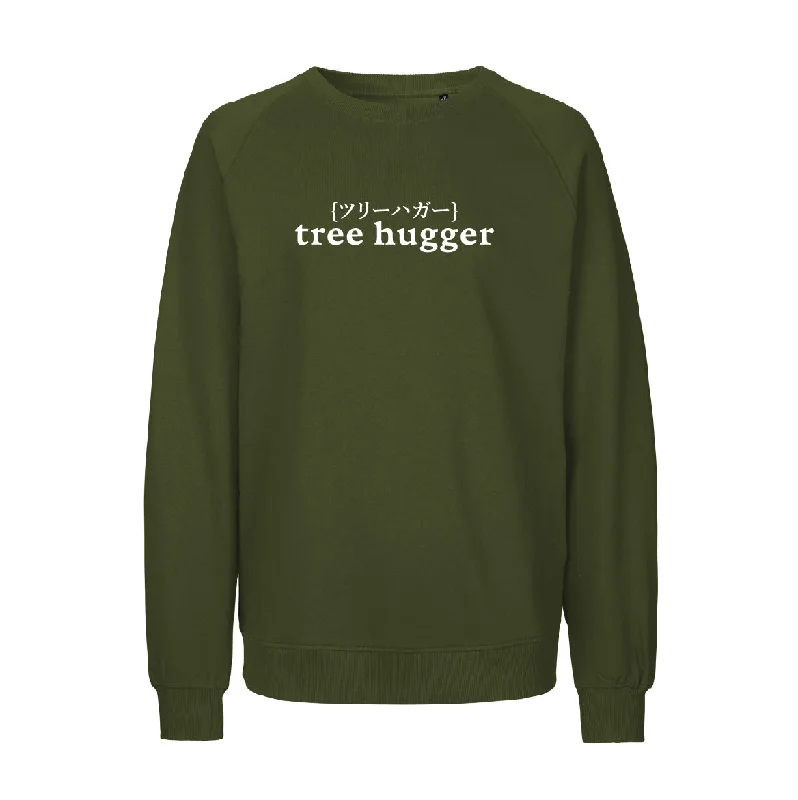 Super Bargain Tree Hugger Sweatshirt Green