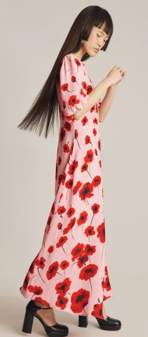 Final Markdown Iris Dress Red Poppy