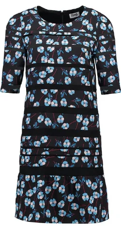 Online Only Floral Stripe Dress