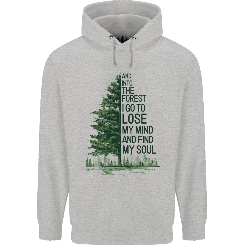 Early Bird Discount Into the Forest Outdoors Trekking Hiking Mens 80% Cotton Hoodie